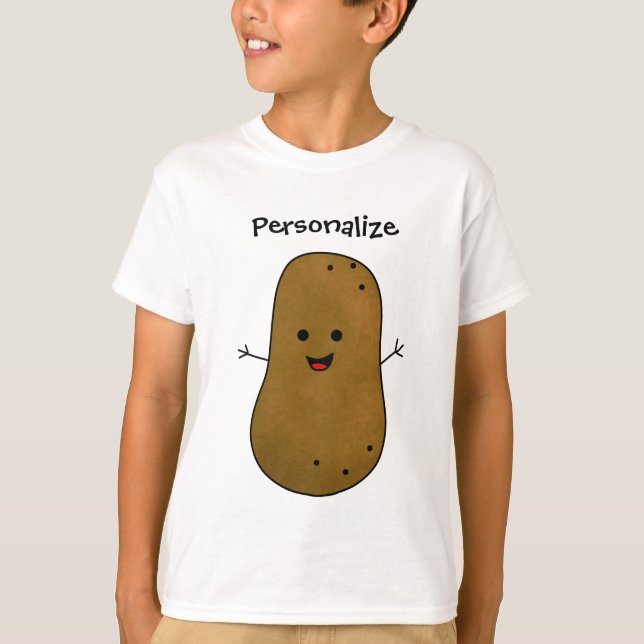 Brown Potato Personalized T-Shirt (Front)