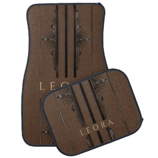 Brown Premium Lined Car Mat | Sleek & Modern 