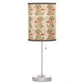 Brown Puppy Dog Design Table Lamp (Left)