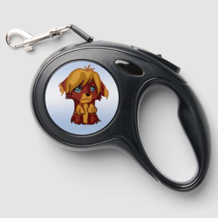 Brown Puppy Dog Retractable Leash