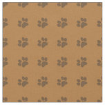 Brown Puppy Paws-Fabric Fabric