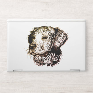 Brown Puppy Sketch  HP Laptop Skin