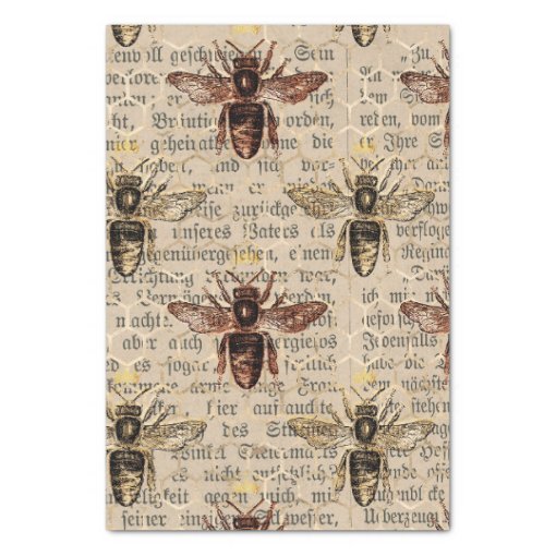 Brown Queen Bee Decoupage Tissue Paper Zazzle