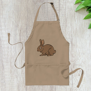 Brown Rabbit Apron