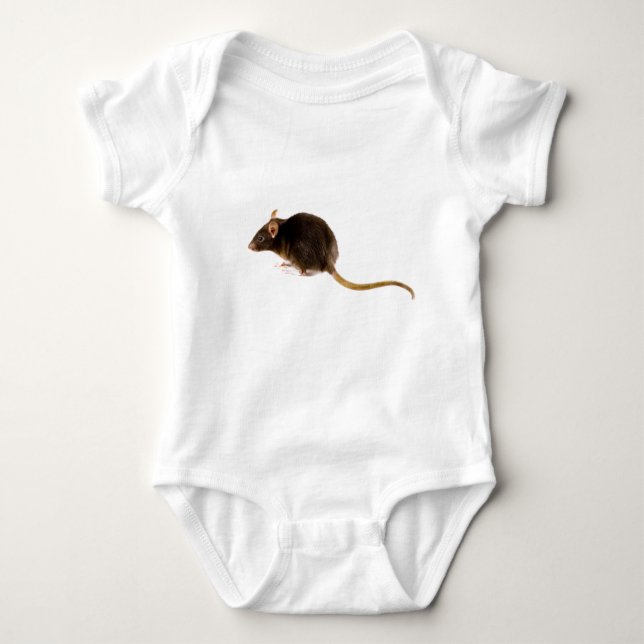 Brown Rat Baby Bodysuit (Front)