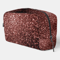 Brown red faux glitter sparkles