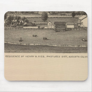 Brown residences, Augusta County Mouse Pad