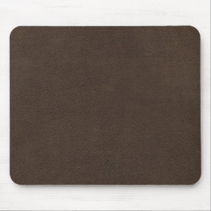 Brown Retro Custom Suede Mouse Pad