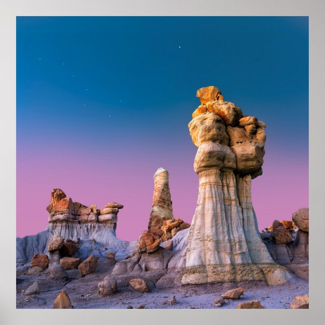 BROWN ROCK FORMATION POSTER (Front)