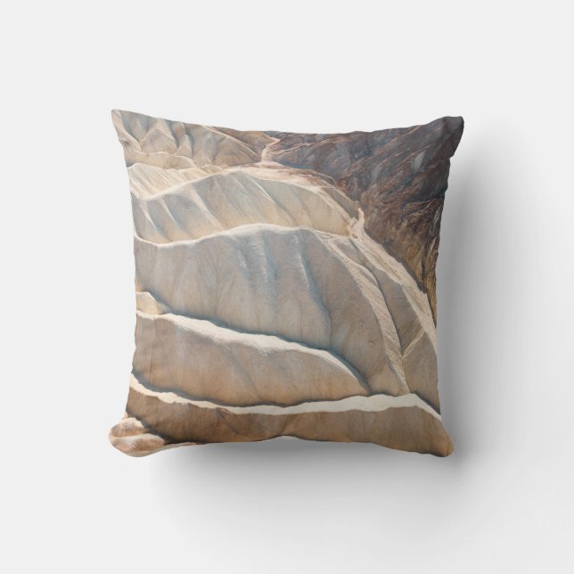 Brown rock formation throw pillow (Front)