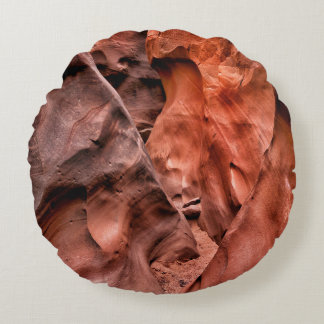 Brown rock formations round pillow