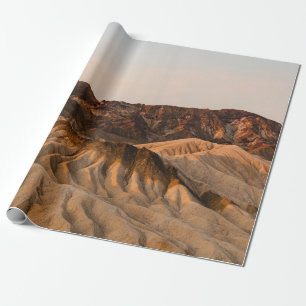 BROWN ROCKY MOUNTAIN UNDER BLUE SKY DURING DAYTIME WRAPPING PAPER