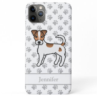 Brown Rough Coat Parson Russell Terrier &amp; Name iPhone 11 Pro Max Case