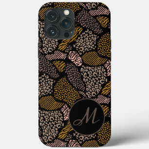 Brown Safari Animal Print iPhone 13 Pro Max Case