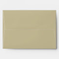 Brown Sand Envelope, Gold Glitter Lined Envelope | Zazzle