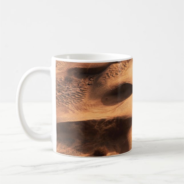 Brown sand formation coffee mug (Left)