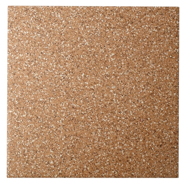 Brown Sand Pattern Ceramic Tile (Front)