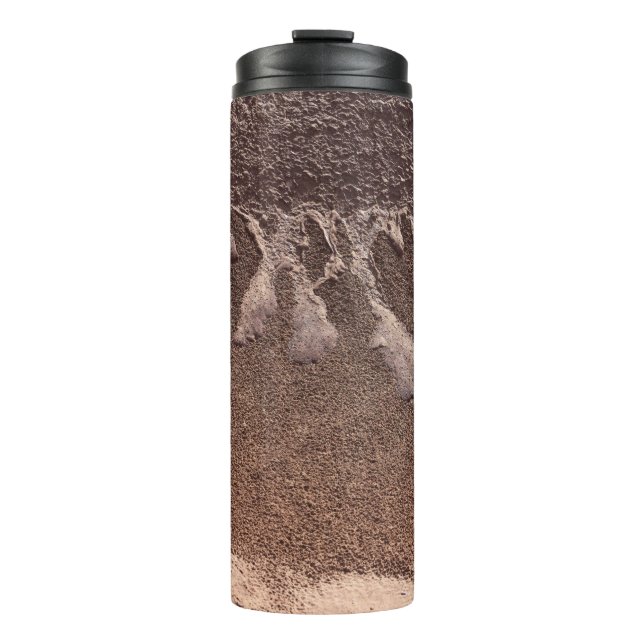 Brown sand thermal tumbler (Front)