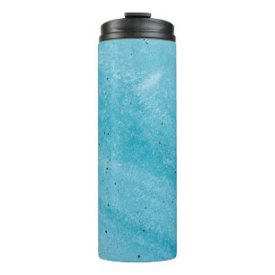 Brown sand with water droplets thermal tumbler