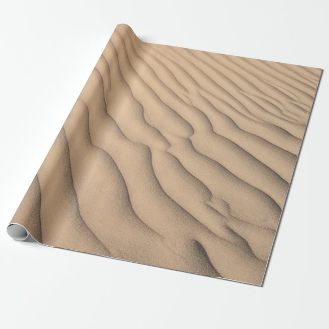 Brown sand wrapping paper (Unrolled)