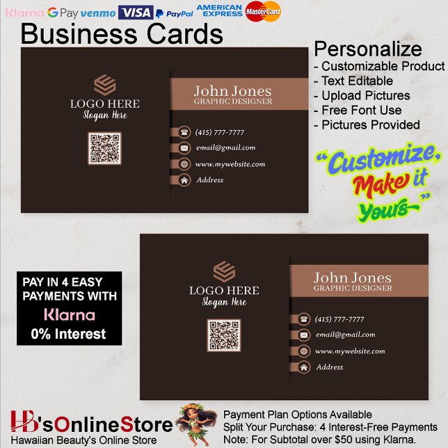 Brown Sepia QR Code Business Cards 24 Pack of 100 (Brown Sepia QR Code Business Cards 24 Pack of 100.)