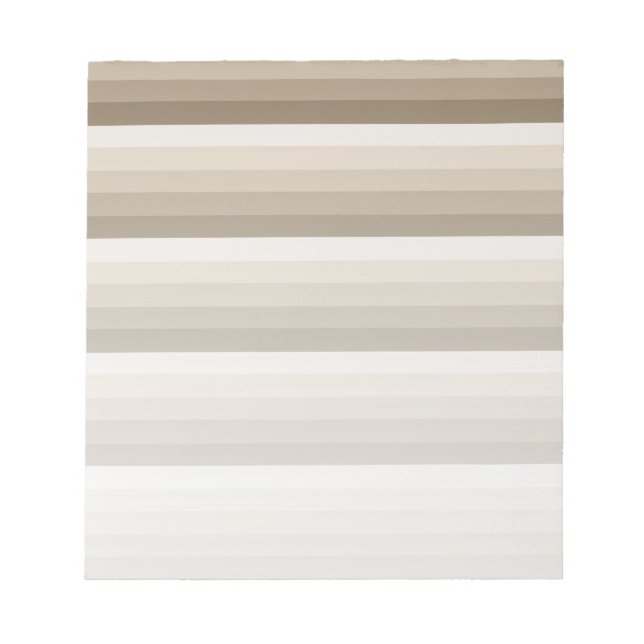 Brown shadow stripes notepad (Front)