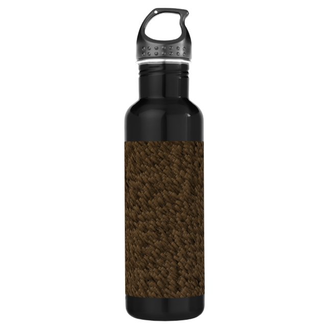 Brown Shag Water Bottle (Front)