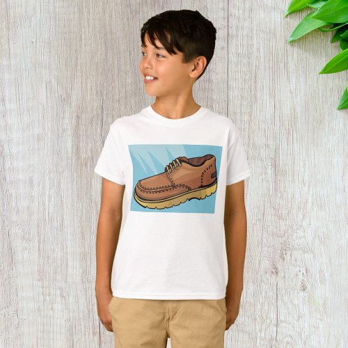 Brown Shoe Footwear T_Shirt