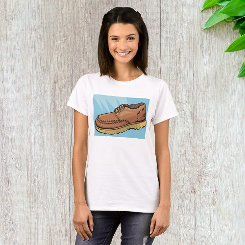 Brown Shoe Footwear T_Shirt