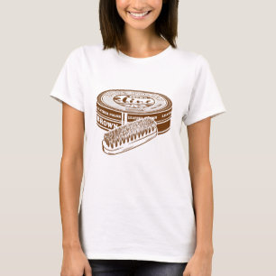 Brown shoe polish tin T-Shirt