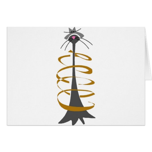 Brown Siamese Cat Cards (Front Horizontal)