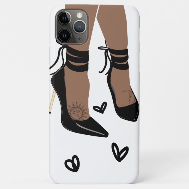 Brown Skin Tan Dark Heels Sun Moon Girly Chic Case-Mate iPhone Case (Back)