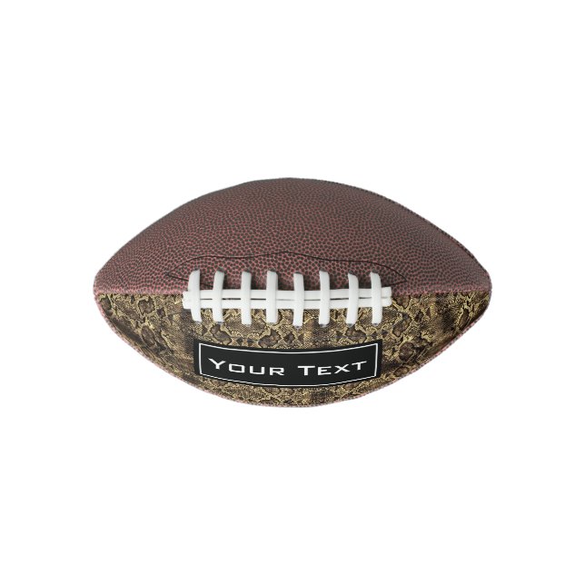 Brown Snake print Football (Front)