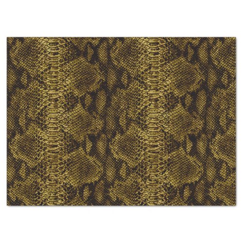 Brown Snake Skin Gorgeous Leather Texture Tissue Paper