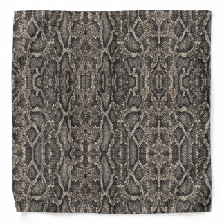 brown snake skin pattern | bandana