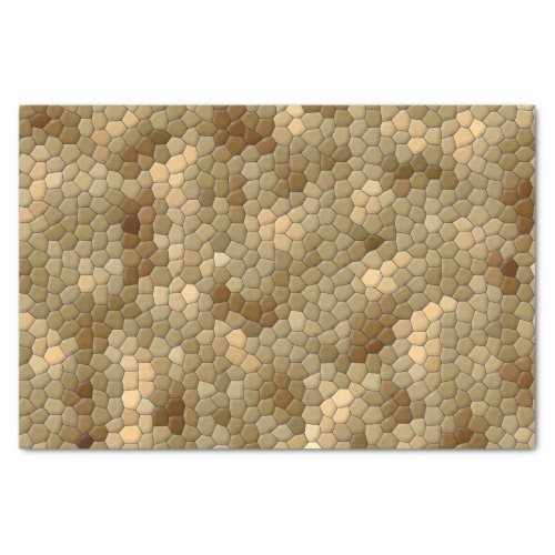 Brown Snakeskin Pattern Tissue Paper