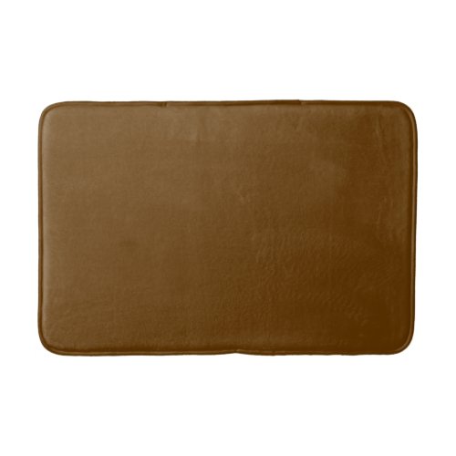 Brown solid color  bath mat