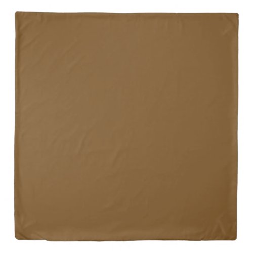 Brown solid color  duvet cover