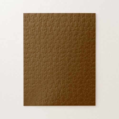 Brown solid color  jigsaw puzzle