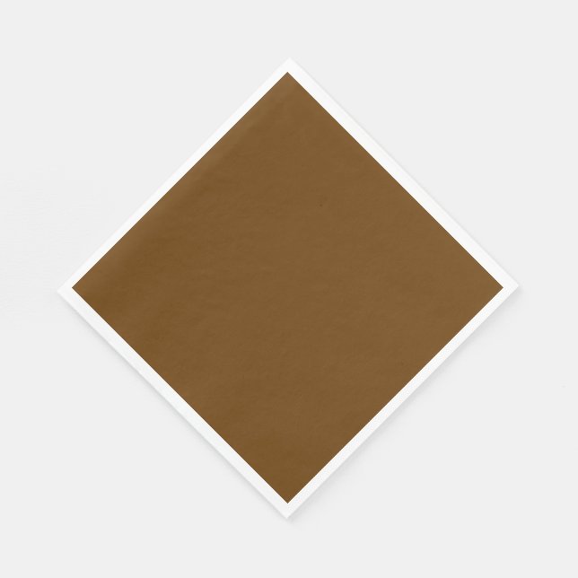Brown (solid color)  napkins (Corner)