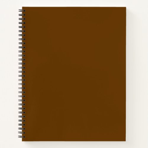 Brown solid color  notebook