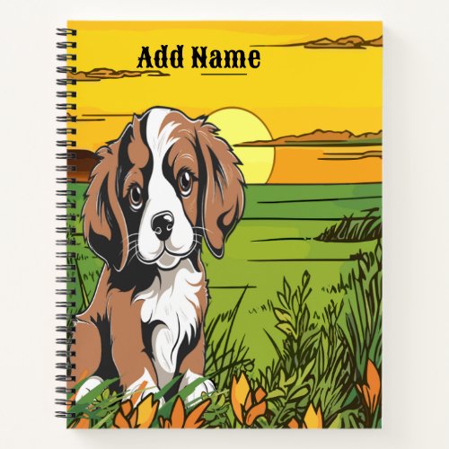 Brown Spaniel Notebook