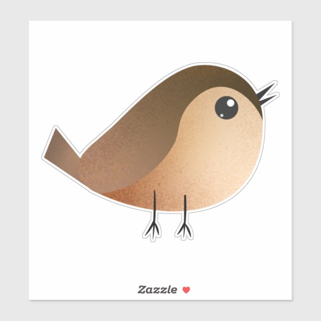 Brown sparrow  sticker (Sheet)