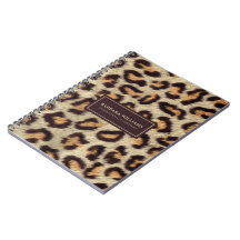 Brown spots leopard animal print pattern