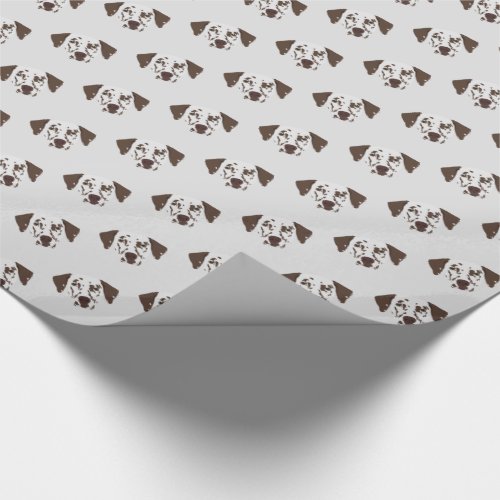 Brown_Spotted Dalmatian Dog Wrapping Paper