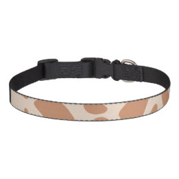 Brown spotted pet collar