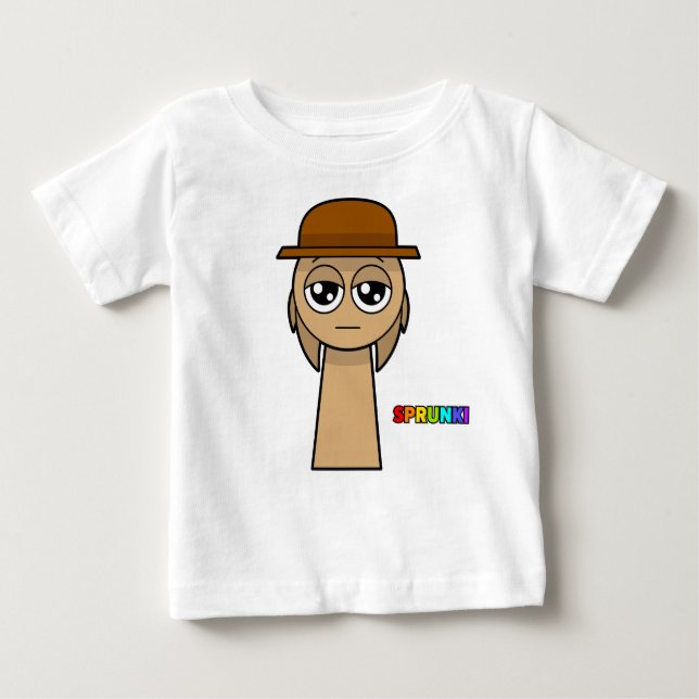 brown sprunki baby T-Shirt (Front)