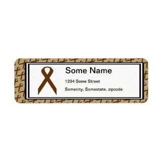 Brown Standard Ribbon by Kenneth Yoncich Label