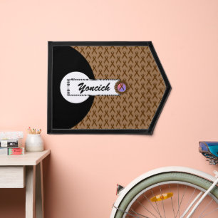 Brown Standard Ribbon by Kenneth Yoncich Pennant