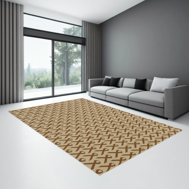 Brown Standard Ribbon by Kenneth Yoncich Rug (Insitu (Indoor 3))